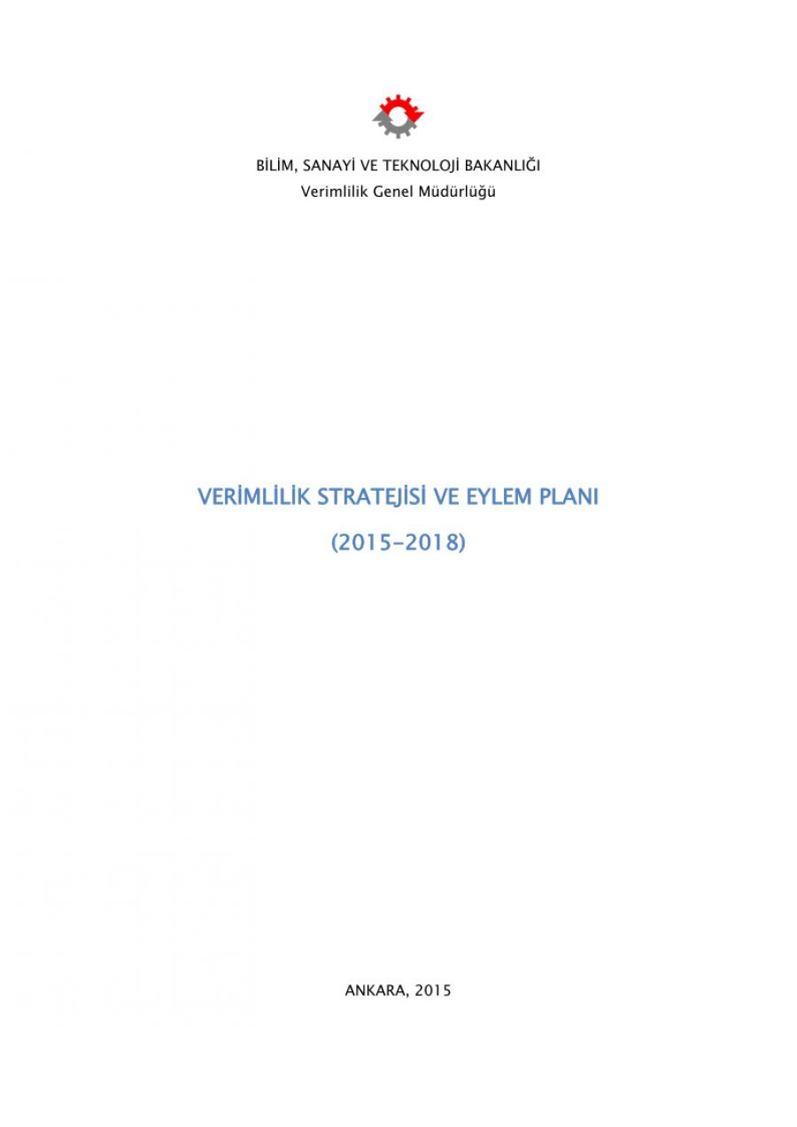 2015-2018 Verimlilik Stratejisi ve Eylem Planı